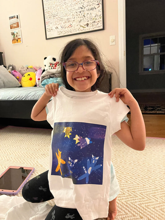 Our first T-Shirt! Space Cousins